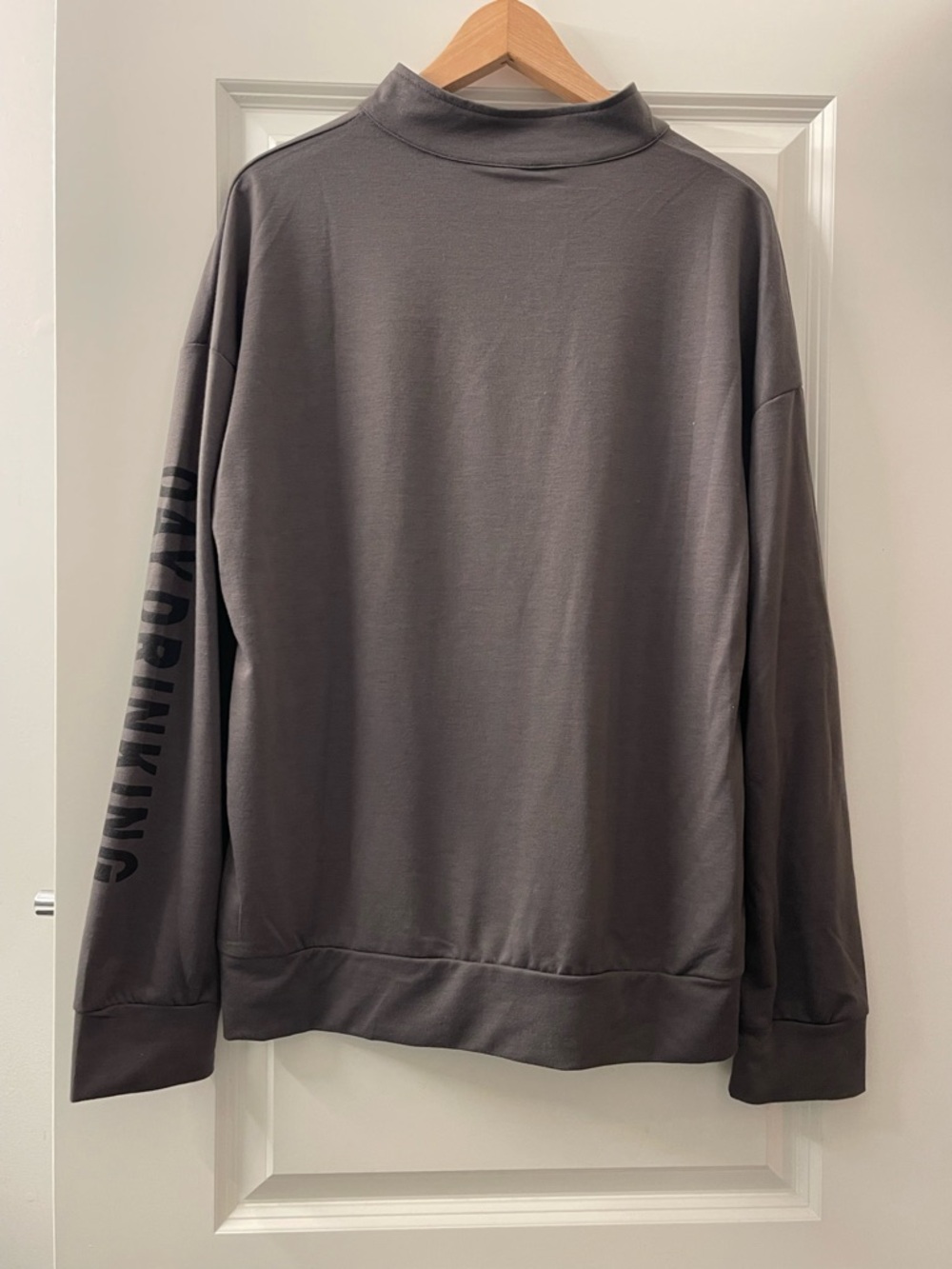 Tito’s handmade day drinking Gray Quarter-Zip Pullover - Picture 2 of 4